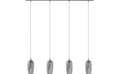 Farsala Taklampa 98cm G9 LED 3000K 4x3W Nickel