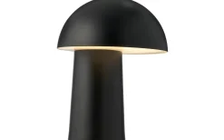 Faye Uppladdningsbar Bordslampa 21cm Svart