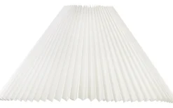 Felix Plisserad Lampskärm Ø46cm Vit