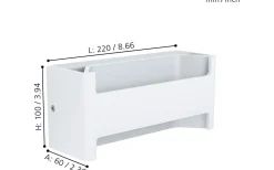 Feloniche Vägglampa LED 3000K 10W Svart