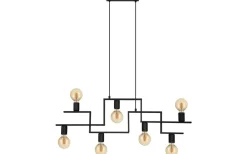 Fembard Taklampa 101cm 7L Svart