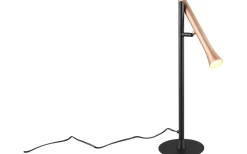 Fiato Bordslampa LED matt svart/kaffebrun