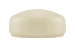 Flat bordlampskärm 200 - Benvitt överfångsglas