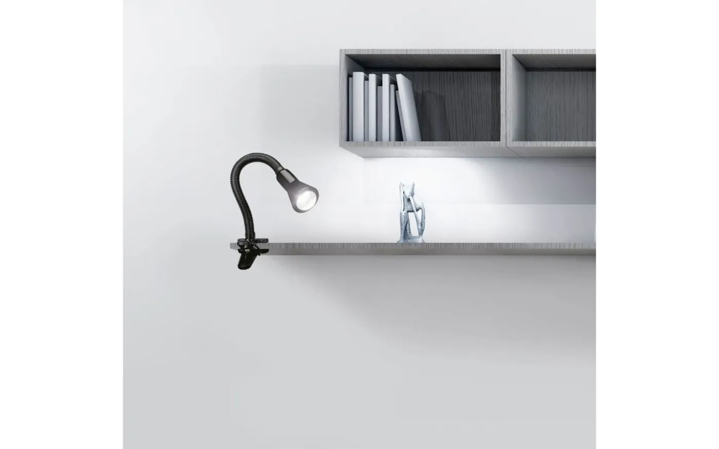 Flexo Klämlampa E14 svart