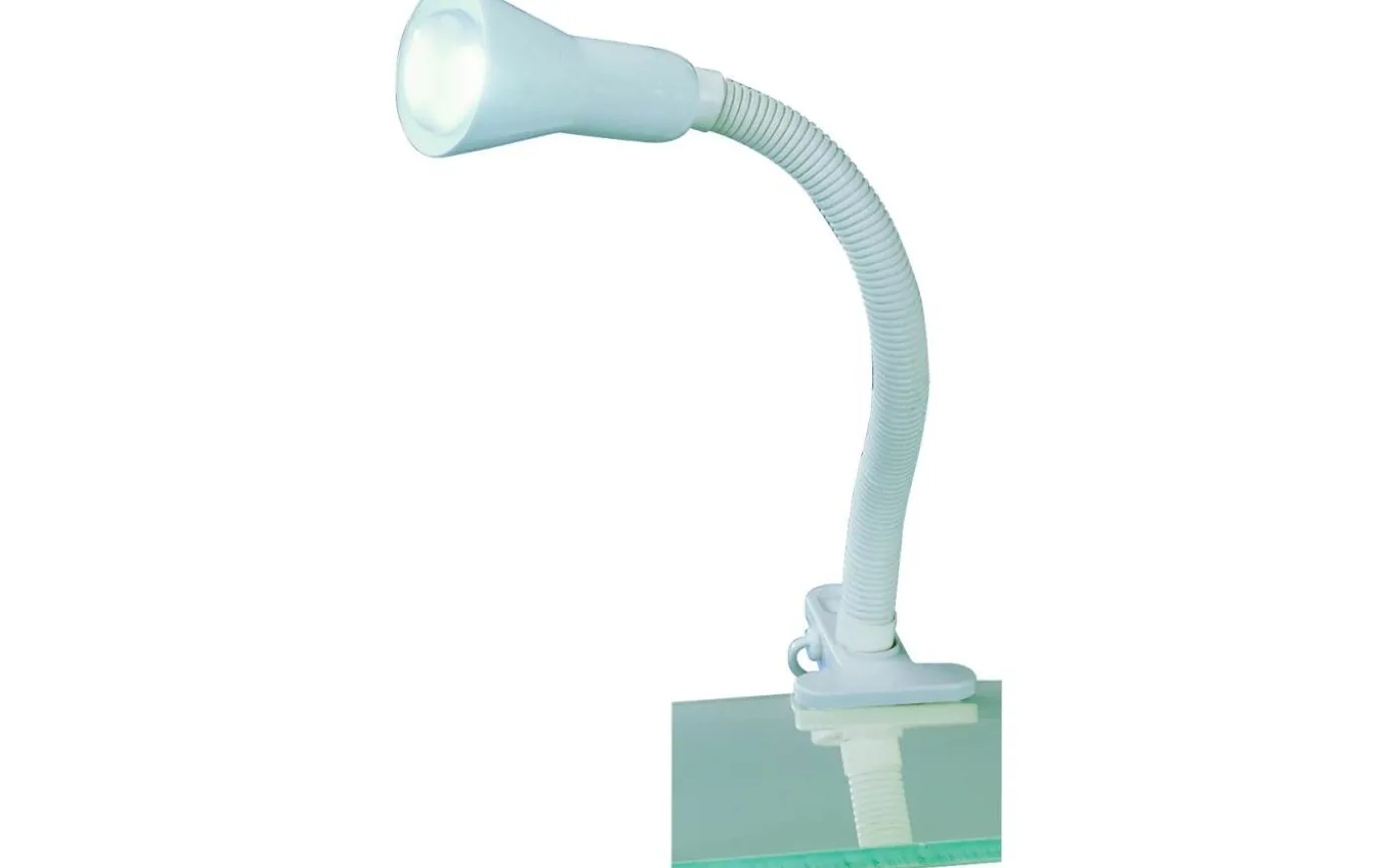 Flexo Klämlampa E14 vit