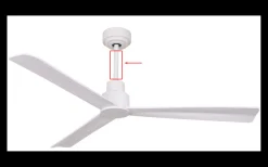 Fläktstång Till Fenix Takfläkt Vit 60cm