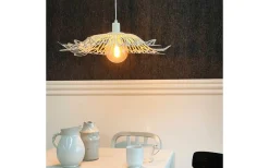 Flora Taklampa 60cm Pärlvit