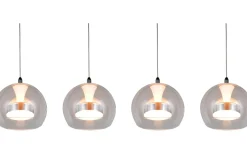 Flynt Takpendel LED 4-delad krom