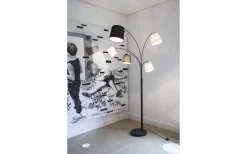 Foggy Golvlampa 200cm Sandsvart