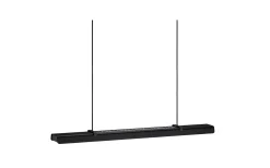 Fold Kontorsarmatur 116cm LED 3000K 5200lm 43W Svart