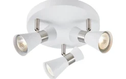 Folie Takspotlight 20,5cm Vit/Satin Nickel