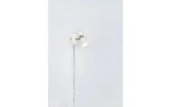 Folie Vägglampa Vit/Satin Nickel