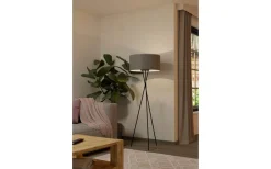 Fondachelli Golvlampa 152cm Svart/Grå