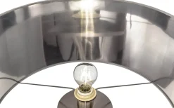 Fondachelli Golvlampa 152cm Nickel/Vit