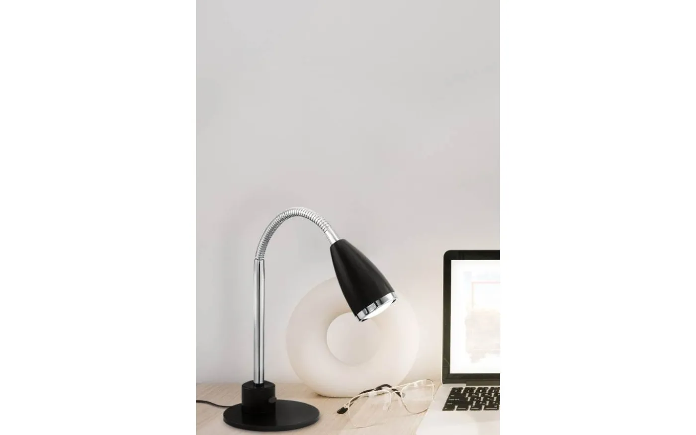 Fox Skrivbordslampa 32cm GU10 LED 3000K 3W Svart