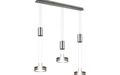 Franklin Takpendel LED 3-delad i borstat stål