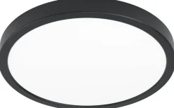 Fueva 5 Plafond 29cm LED 3000K 20,5W Svart IP44