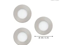 Fueva-C Eglo Connect Spotlight 3-Pack LED RGBW 3x3W Nickel