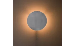 Fullmoon Vägglampa 35cm Pale Silver