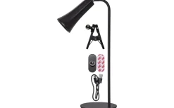 Functional Uppladdningsbar Bordslampa 3-i-1 Svart