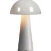 Fungi Uppladdningsbar Bordslampa 26,5cm Greige