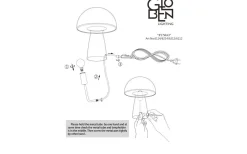 Fungo Bordslampa 30cm Special Edition Grön