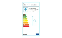 Fusion Vägglampa 51cm Svart