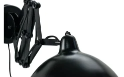 Futura Vägglampa Svart med Vikarm