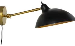 Futura Vägglampa Svart/Mässing