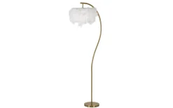 Future Golvlampa Fjädrar 170cm Guld