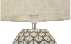 Gala Bordslampa 52cm Vit/Beige