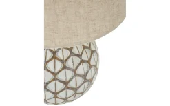 Gala Bordslampa 52cm Vit/Beige