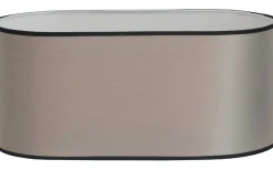 Galaxy Oval Lampskärm 45cm Natur Med Svart Band