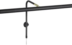 Gallery Dimbar LED 60cm Tavelbelysning Svart/Mässing