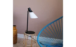 Gent Skrivbordslampa 48cm Opal/Svart