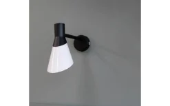 Gent Vägglampa Opal/Svart