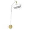Geometri Vägglampa 53cm Vit/guld