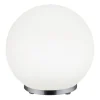 George Bordslampa LED 20cm RGBW krom/vit