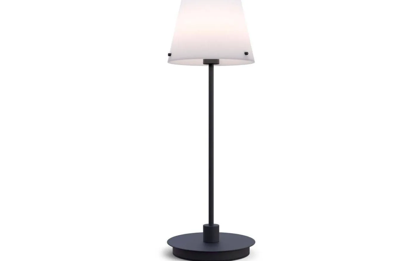 Gil Il Grande Bordslampa 40cm Svart/Opalglas