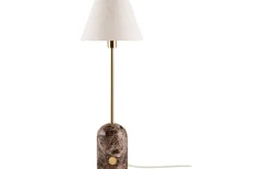 Gino Bordslampa 56cm Brun