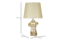 Gino Bordslampa Man 42,5cm Guld