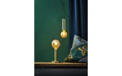 Glans Pendel E27 3,5m kabel Mässing