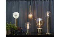 Glans Pendel E27 3,5m kabel Mässing