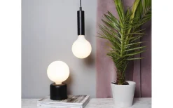 Glans Pendel E27 3,5m kabel Svart