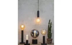 Glans Pendel E27 3,5m kabel Svart