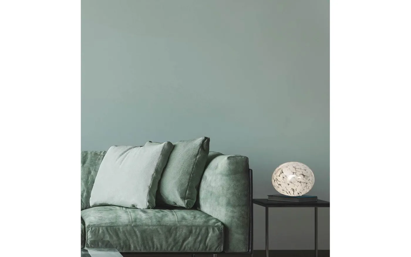 Globus Bordslampa 24cm Vit Prickig