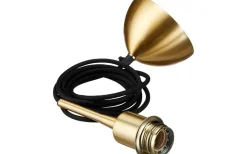 Gloria Upphäng E27 Mässing/Svart