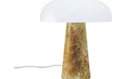 Glossy Mini Bordslampa 24cm Beige