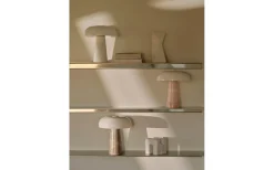 Glossy Mini Bordslampa 24cm Vit