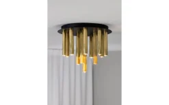 Gocce Plafond 35cm Svart/Mässing